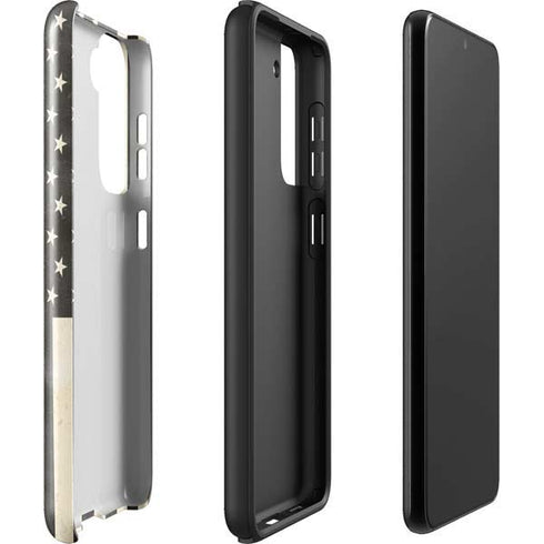 Black & White USA Flag Galaxy S22 Pro Case